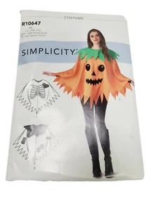 Modello costume Halloween Simplicity R10647 nuovo motivo da cucire non aperto non tagliato - Foto 1 di 5