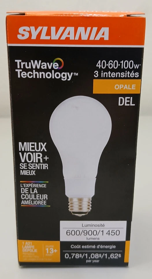 SYLVAINIA LED A21 3-WAY BULB E26 BASE 2700K FROSTED - Image 1 of 1