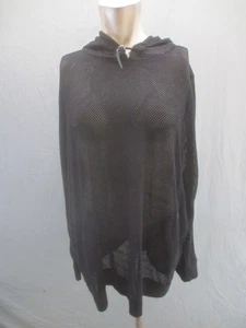 Torrid Size L Womens Black Long Sleeve Casual Style Oversized Hoodie 734 - Picture 1 of 9