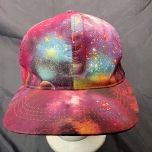 Mütze Kappe Galaxy Print Druck Druck Druckknopflasche verstellbar Nebel Weltraum psychedelisch trippy - Bild 1 von 7