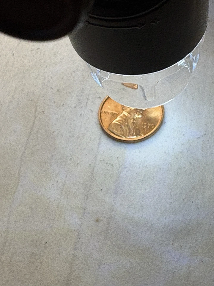 1970S 1 cent Large Date  DOUBLE DIE OBVERSE - Image 1 of 4