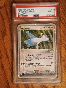 Pokemon 2003 Ex Dragon Latios EX Rare Holo Karte, PSA 8 - Bild 1 von 22