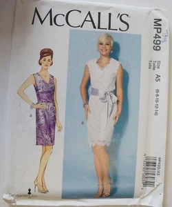 McCalls 7318 Misses Sleeveless Dress Sizes 6-14 Sewing Pattern - Picture 1 of 2