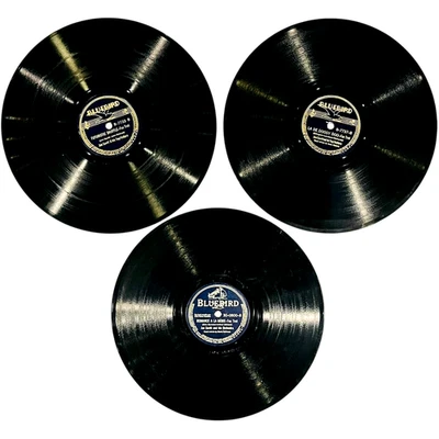 Jan Savitt - Bluebird Records - See description and photos for titles - LOT of 3 - Image 1 of 4