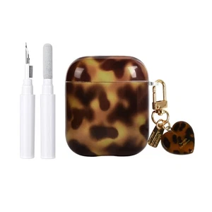 inewateri Kompatibel für AirPods 2 Case mit Reiniger Kit Niedlich Cool Braun Leop... - Bild 1 von 7