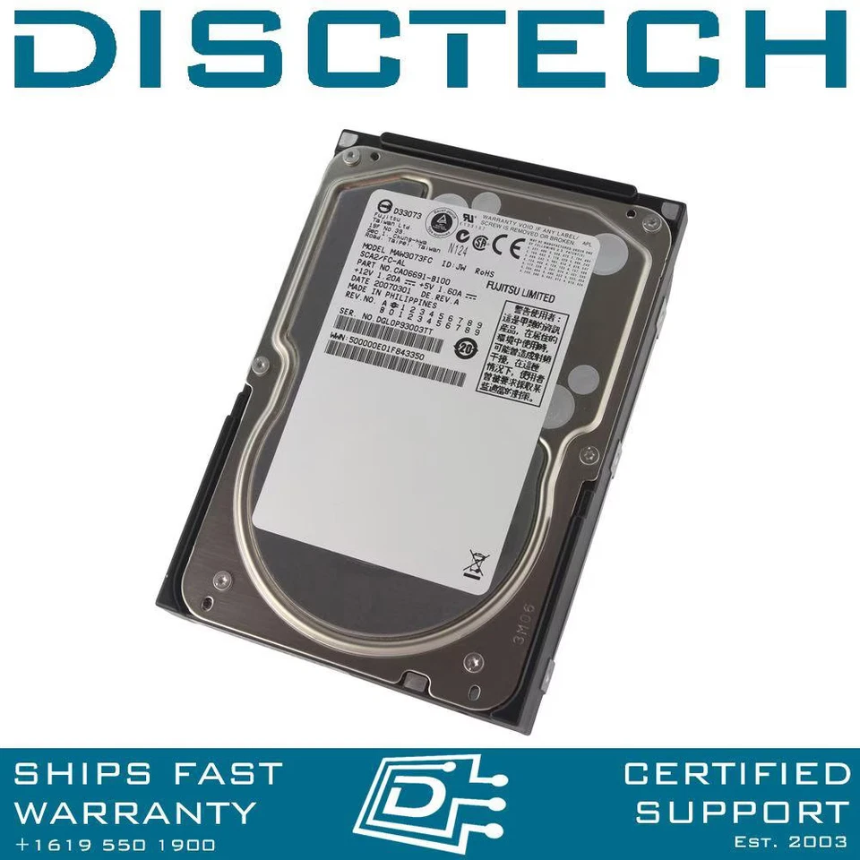 MAW3073FC Fujitsu Fibre Fiber Channel Hard Drive - Image 1 of 3