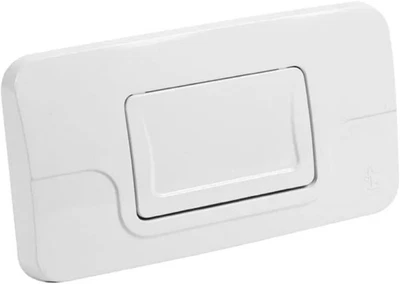 Kit nuova placca bianca Ricambio Originale Stir Blitz per cassetta scarico WC - Bild 1 von 4