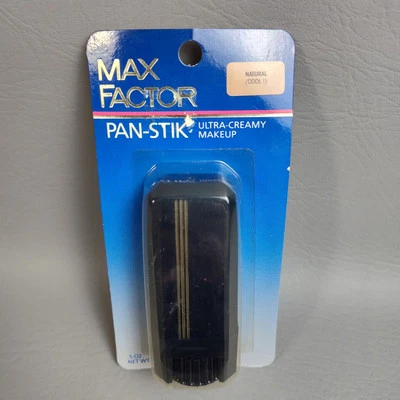 Vintage Max Factor Pan Stik Natural Cool 1 Ultra Creamy Makeup Foundation .5oz - Image 1 of 4