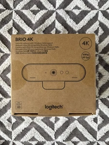 Genuine Logitech Brio 4K Ultra HD Pro Video Conference Webcam V-U0040 FREE POST - Picture 1 of 4