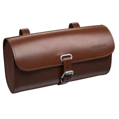 B-Ware Brooks Sattel Tasche Challenger Tool Bag Large 1,5L Braun Leder Fahrrad - Bild 1 von 3