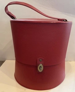 Everbest Hollywood Florida Vintage Hat Box Wigs Red - Picture 1 of 8