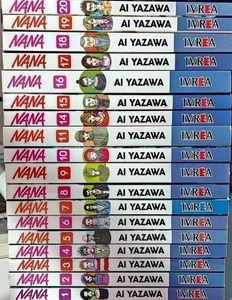 LOT 1-21 NANA MANGA 21 BÜCHER COMIC SPANISCH ESPAÑOL AI YAZAWA IVREA EINMAL LESEN - Bild 1 von 1