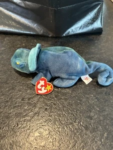 #1 90’s Collectible Toy - Vintage 1997 Ty Beanie Babies Rainbow the Chameleon - Picture 1 of 3