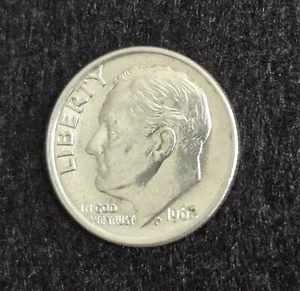 1962-P Roosevelt Dime - AU **Free Shipping** - Picture 1 of 6