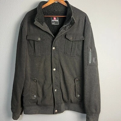 Chaqueta de bombardero Southpole Utility Streetwear forrada de vellón cremallera urbana militar XXL Foto 1 de 4