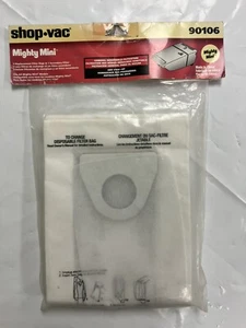 Mighty Mini Shop Vac Vacuum Filter Bag 90106 Genuine OEM ALL Models - Picture 1 of 6