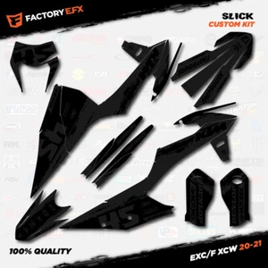 Kit de gráficos Blackout Slick Racing para KTM 20-23 EXCF XCW 200 250 300 450 - Imagen 1 de 5