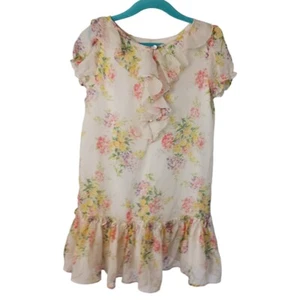 Ralph Lauren Girls Summer Dress Size 6 Floral Ruffled Kids Clothes Summer Spring - Picture 1 of 10