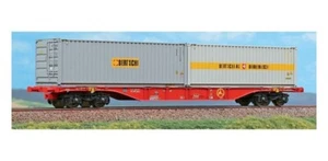 ACME 40414 Rail Cargo Austria 'Sgnss'60' Container flach, 2 x Bertschi Container - Bild 1 von 4