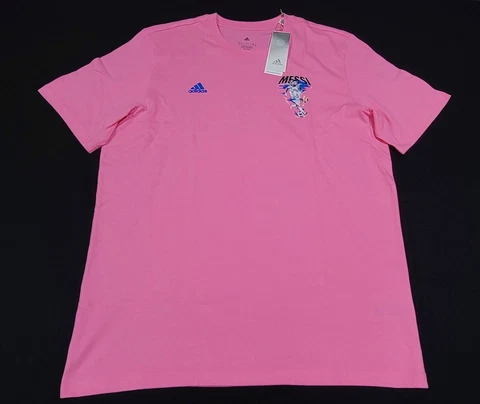 Adidas Mens  T-Shirt M Messi G T HG1951  Footbal Soccer Shirt Bliss Pink Cover