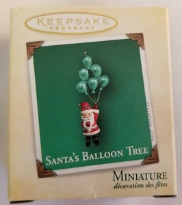 Hallmark 2004 adorno en miniatura - árbol globo de Santa - usado - Imagen 1 de 3