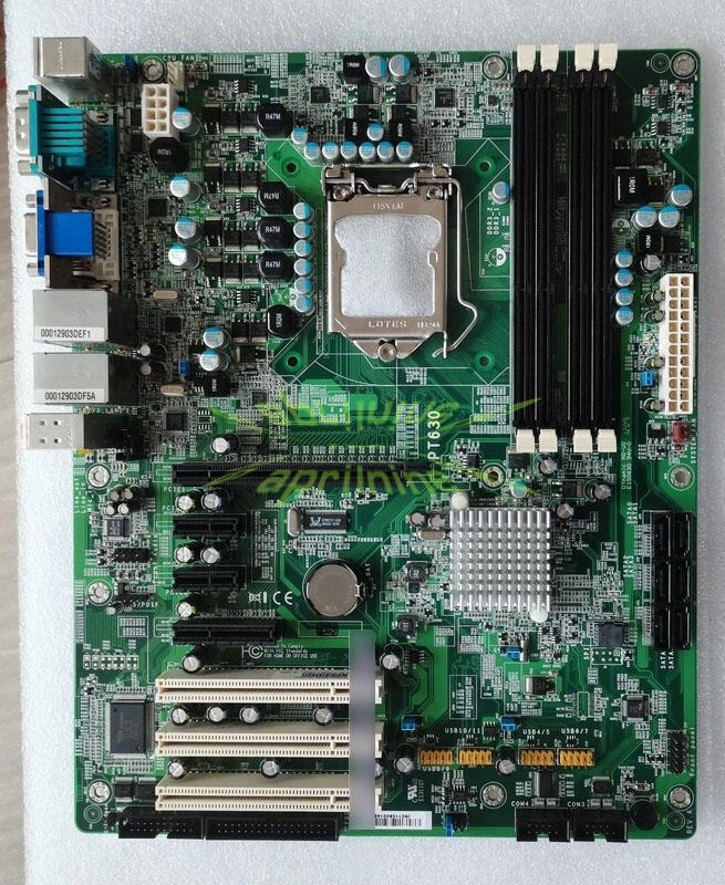 One Used DFI equipment motherboard PT630 PT630-NRM dual network port - Image 1 of 1