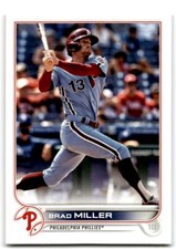 2022 Topps Brad Miller Baseball Cards #384