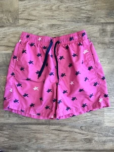 Kanu Surf Men’s Swim Trunks Size Large Pink/Navy Turtles Beach Vacation - Picture 1 of 8