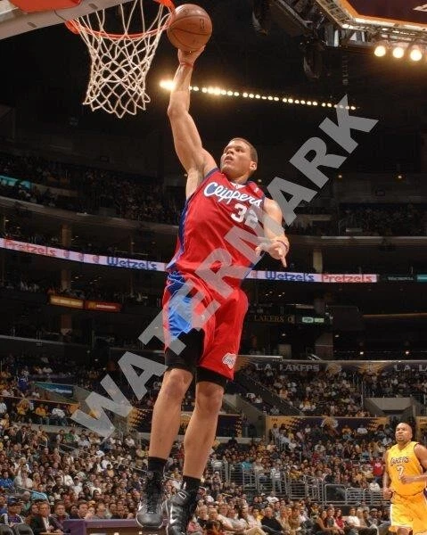Impresión fotográfica brillante 8 x 10 Blake Griffin Los Angeles Clippers Foto 1 de 1