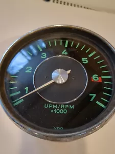 Porsche 912 VDO Green face Tachometer date stamped 8/66 902-741-302-01 GERMAN - Picture 1 of 8