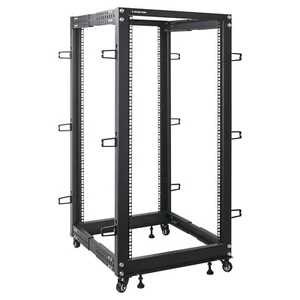 Sound Town 4-Post 25U Open Frame Server Rack with Adjustable Depth (ST4POF-A25U) - Picture 1 of 6