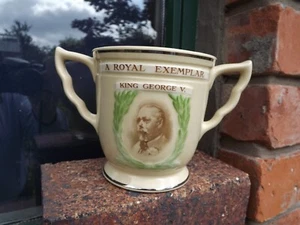 1936 Death of King George 5th large Royal Doulton Loving Cup Royal Exemplar - Picture 1 of 8