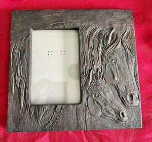 Frame-ology Heavy Picture Frame 4 x 6” Photo Mare & Foal Horses - Picture 1 of 5