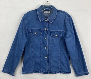 Stonebridge Chaqueta Denim Mujer S 39" Bolsillos en el Pecho SIN Cinturón Camisa Suave Gruesa - Imagen 1 de 5