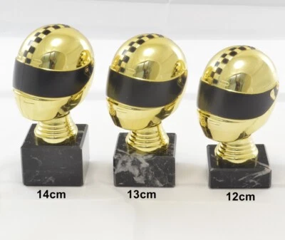 EIGENMARKE Motorsport/Kart / Pokale Resin auf Marmorsockel mit Beschrift, auch Einzeln
