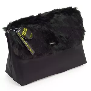 Bolso de Maquillaje Catherine Malandrino Artículos de Aseo Negro Viaje Imitación Piel Colección Estuche - Imagen 1 de 12
