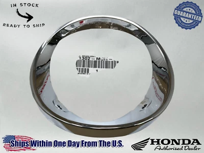 Honda OEM Headlight Rim Trim Ring Many VTX Models 61302-MCH-670 - Image 1 of 4