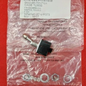 Honeywell MS24658-22G . On-Off Toggle Switch 5930-00-781-7101 - Picture 1 of 5