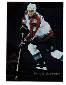 1997-98 Upper Deck SP Authentic #41 Sandis Ozolinsh COLORADO AVALANCHE