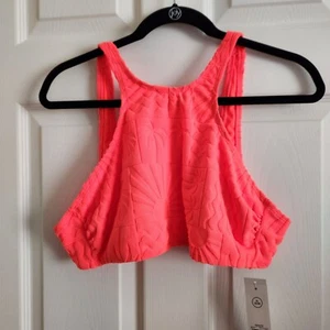 High Neck Lava Orange Swim Tank Top XL (16-18) No Boundaries - Bild 1 von 7