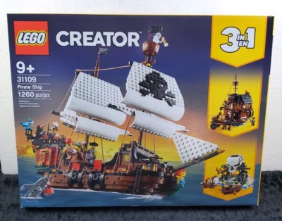 LEGO Creator 31109 Pirate Ship 3-In-1 Sailing Boat Skull Island Factory Sealed  - Image 1 of 3