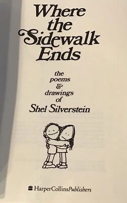 Actual Photos Where the Sidewalk Ends by Shel Silverstein 2002 with audio CD HC - Image 1 of 4