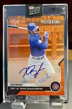 2020 Topps Now KRIS BRYANT Postseason Orange Autograph Auto #2/5 - (PS-92E)