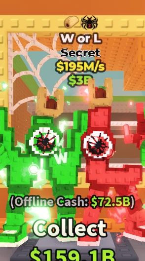 Steal a Brainrot W or L Taco 2 Mutations 195m/s | FAST DELIVERY | NEW - Image 1 of 1