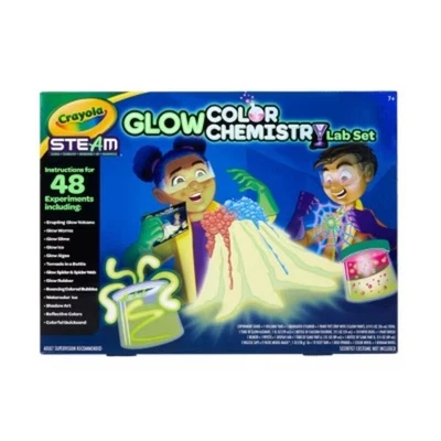 Crayola Glow Chemistry Lab Set: Kit de ciencia para niños, experimentos, educativo  Foto 1 de 4