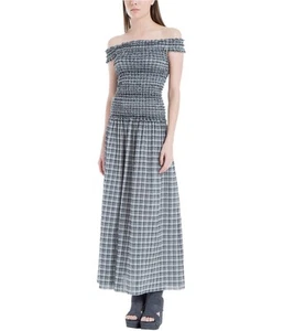Max Studio London Womens Off-The-Shoulder Maxi Off-Shoulder Dress - Picture 1 of 2