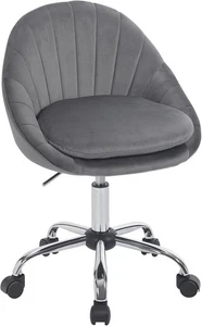 WOLTU Homeoffice Stuhl, Bürostuhl ergonomisch, Schminkstuhl drehbar - Bild 1 von 5