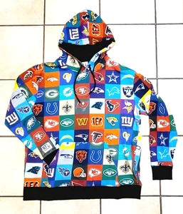Sudadera con Capucha Para Hombre NFL X Grapa Escudo Negro Mercancía Horas Extra Estampada 2xl - Imagen 1 de 7