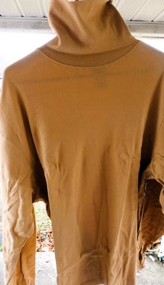 Scandia Woods Camel Long Sleeve Turtleneck Shirt Size 2XL NEW - Image 1 of 2