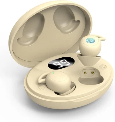 Mini Auriculares Inalámbricos para Dormir, Bluetooth 5.3 Pequeña Cancelación de Ruido - Imagen 1 de 4